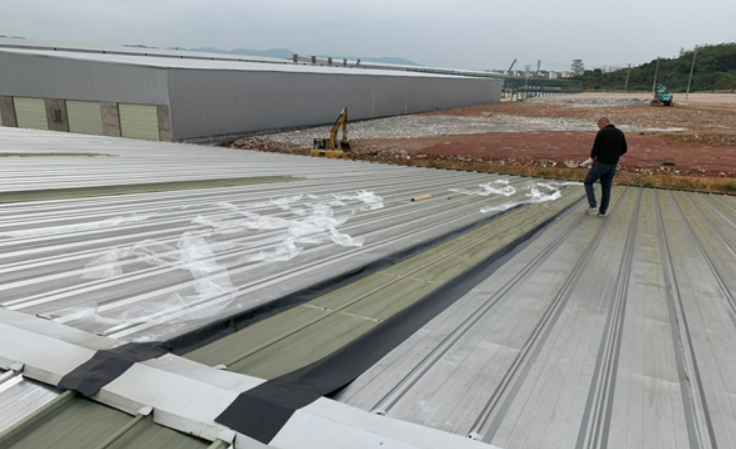 潮阳厂房屋面防水维修案例